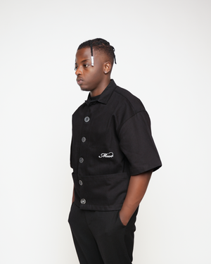 MOOD SCRIPT BOWLING SHIRT