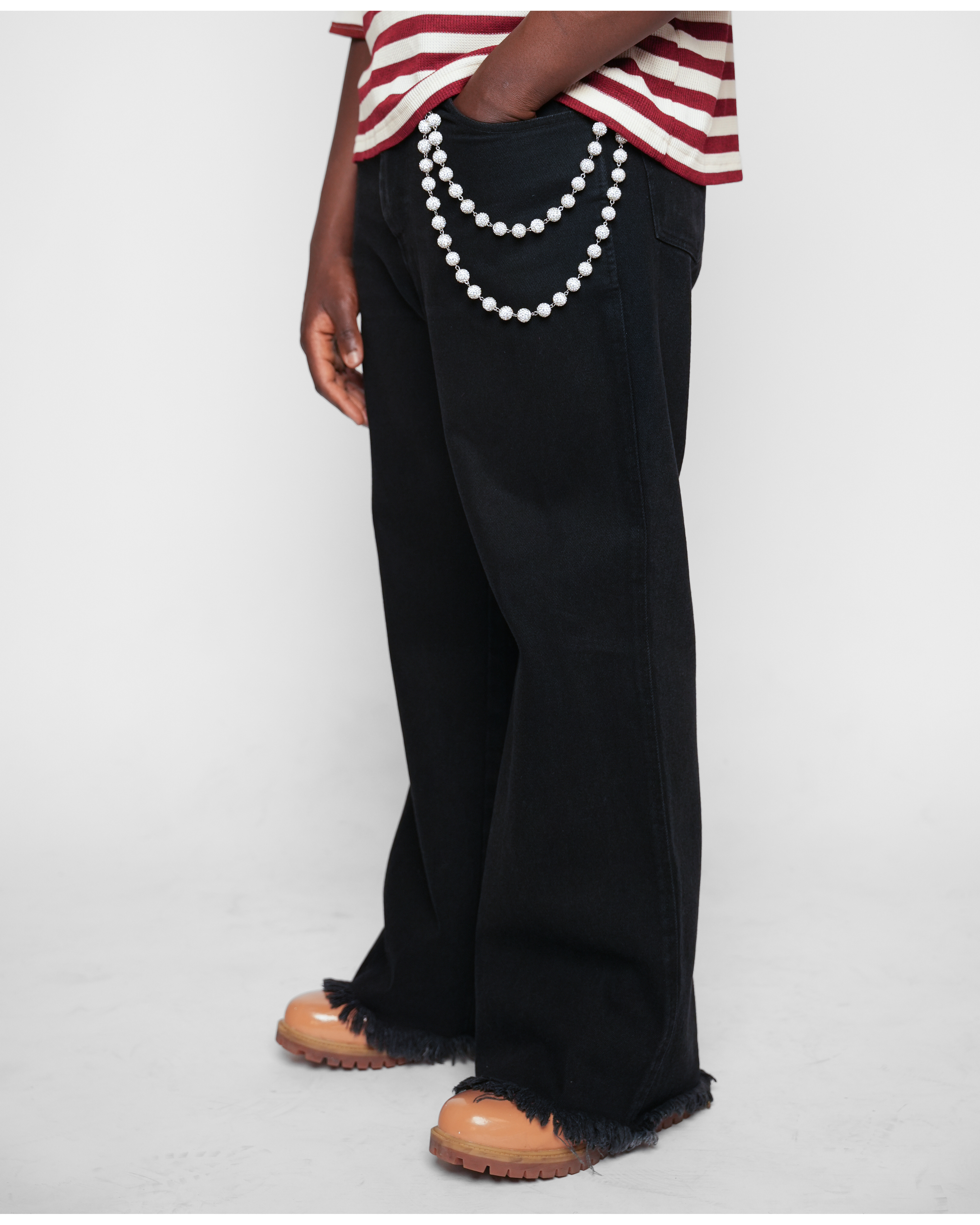 MOOD BLACK FLARE DENIM