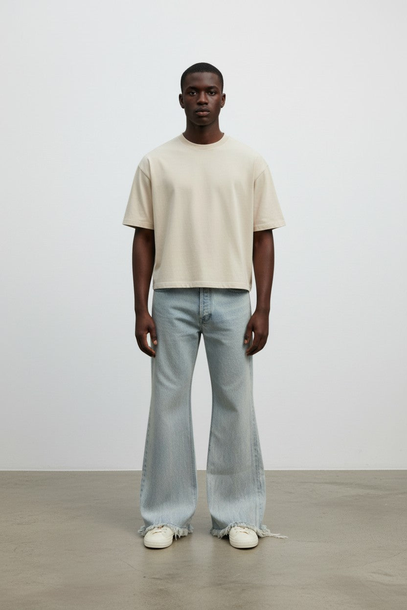 MOOD AGED FLARE DENIM